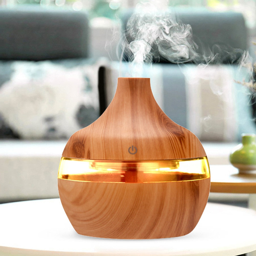 Wood Aromatherapy Diffuser (300ml)